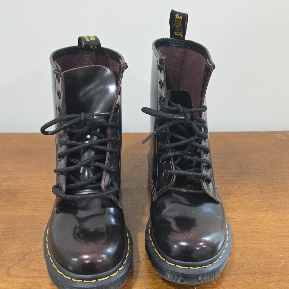 Dr. Martens Glossy Black Lace-Up Boots